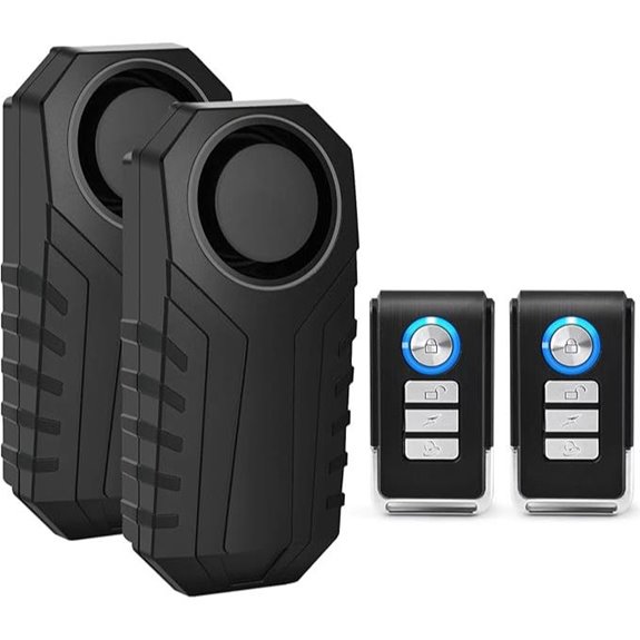 Wireless Bike Alarms with Remote and Vibration Sensor