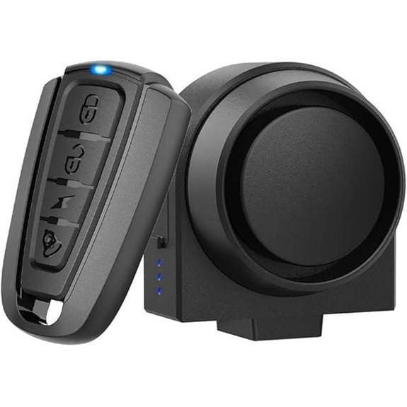 Wireless Bike Alarm with Motion Sensor and USB Charging