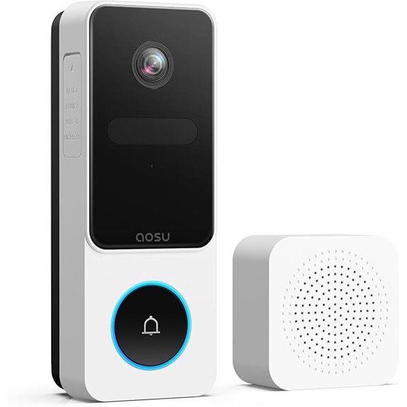 aosu Wireless Doorbell Camera with Human Detection