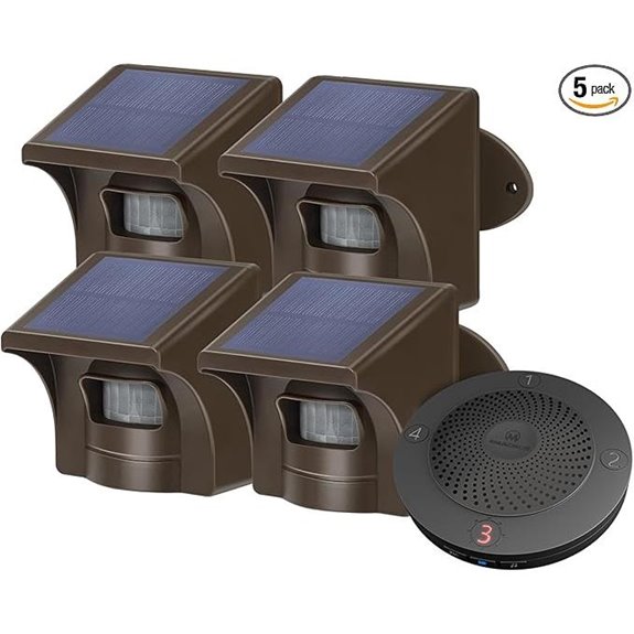 eMACROS Solar Wireless Driveway Alarm System