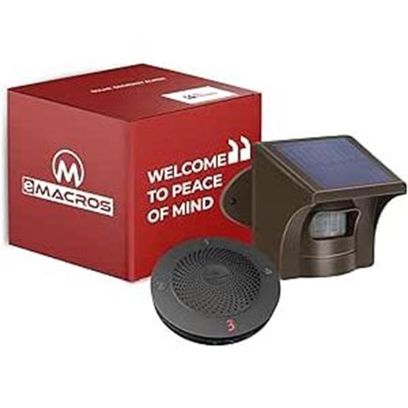 eMACROS Solar Wireless Driveway Alarm System