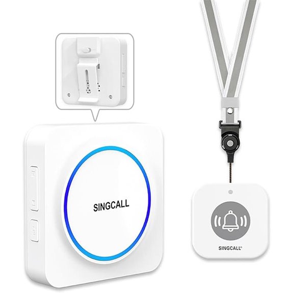 Wireless Caregiver Pager Panic Alarm System Set