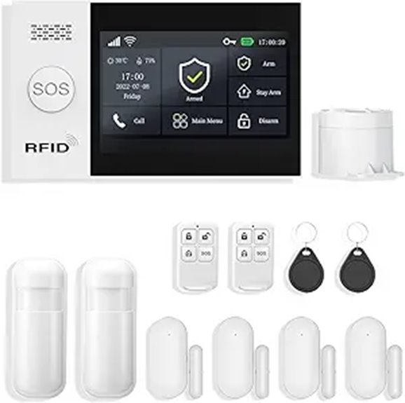 PGST Wireless Home Alarm System 12-Piece Kit