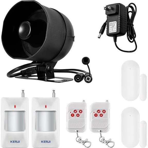KERUI WiFi Home Security Alarm System (7-Piece Kit)
