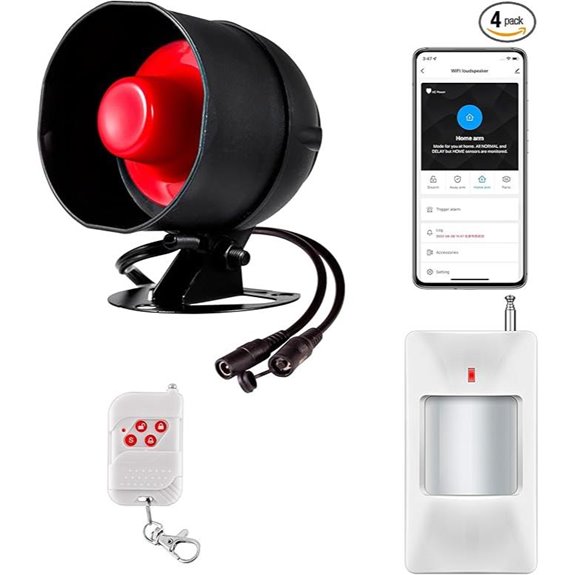 WiFi Home Security System with Motion & Remote