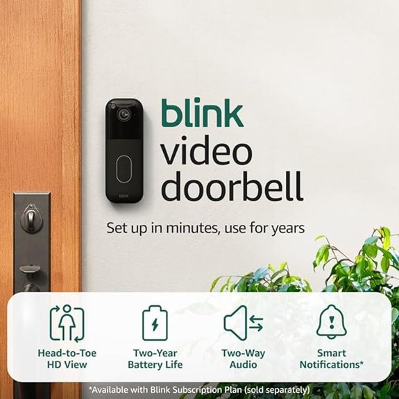 Blink HD Video Doorbell with Long Battery Life