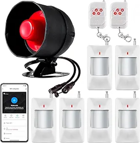 WiFi Home Security Alarm System with Motion Sensor