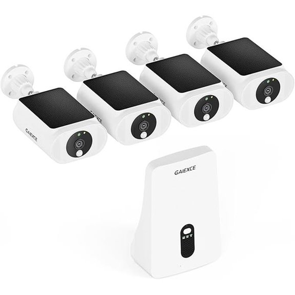 Wireless Outdoor Security Camera Kit with 4 Cameras