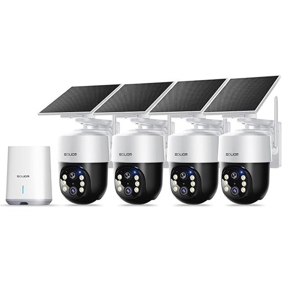 SOLIOM Wireless Outdoor Security Cameras 4-Pack