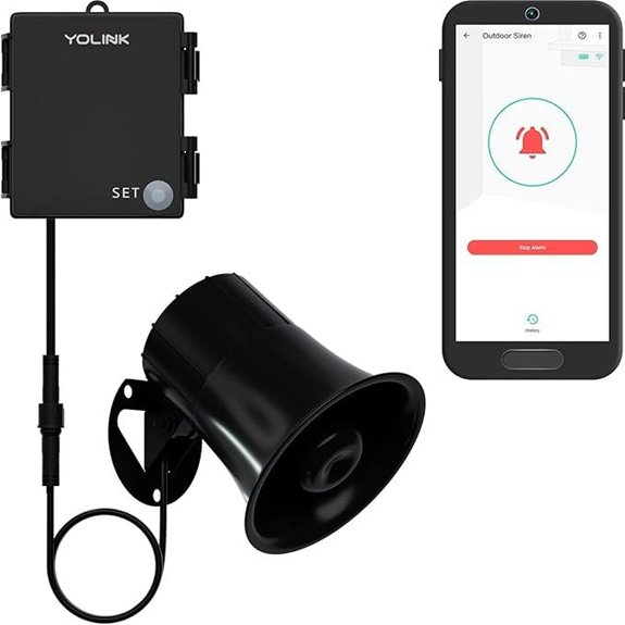 YoLink Wireless Outdoor Security Siren & Alarm Kit