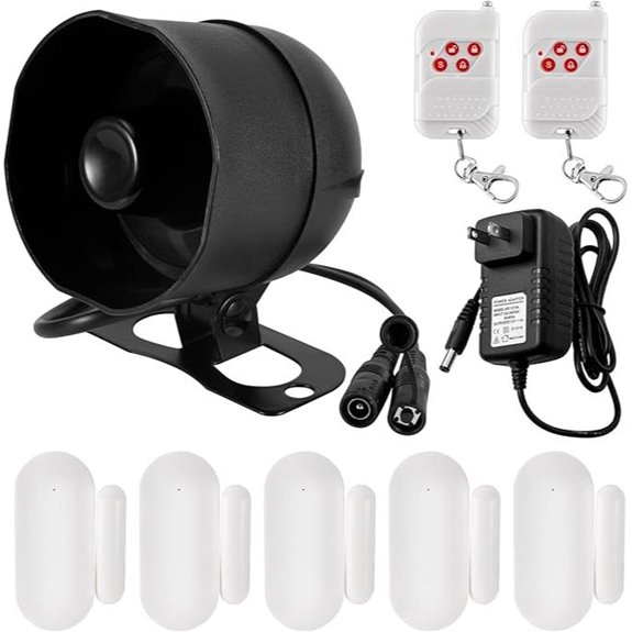 KERUI WiFi Home Security Alarm System 8-Piece Kit