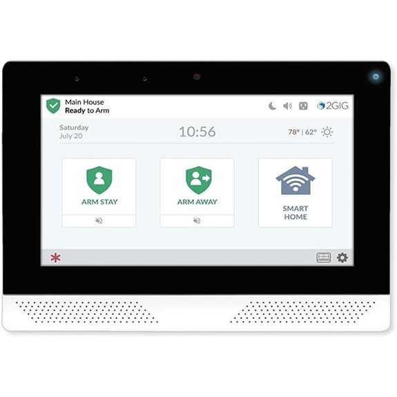 2GIG Edge Wireless Touchscreen Alarm Keypad