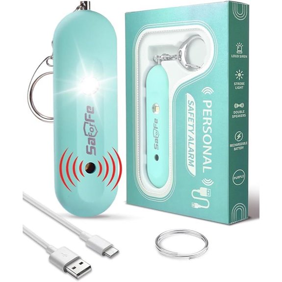 Personal Safety Alarm for Women with Siren & SOS Light