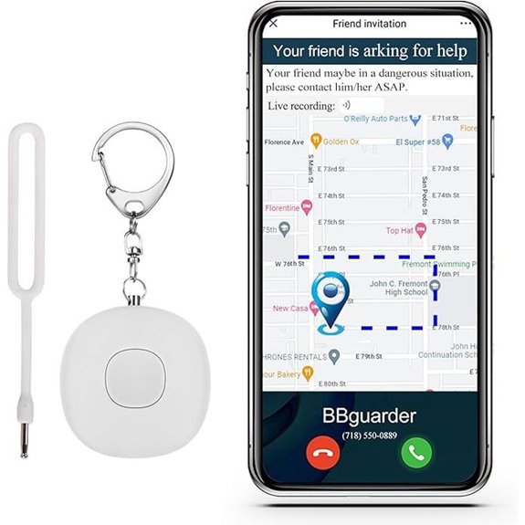 5-in-1 Women’s Safety Alarm with GPS & Bluetooth