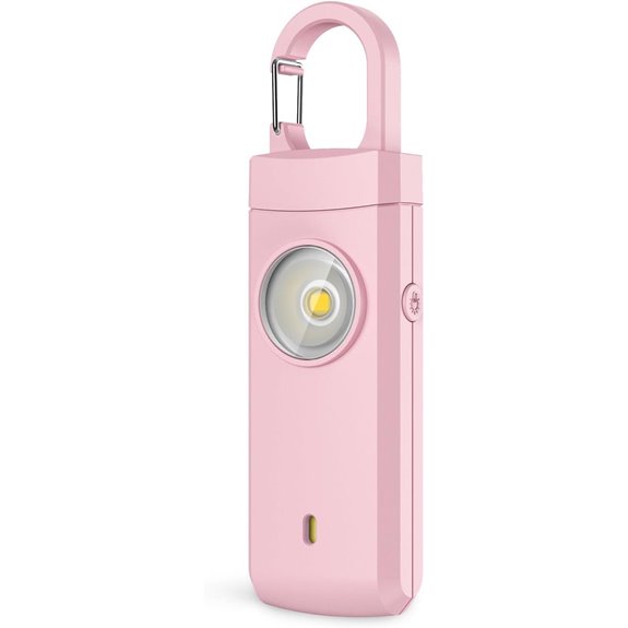 Rechargeable Women's Personal Alarm with Flashlight and Siren