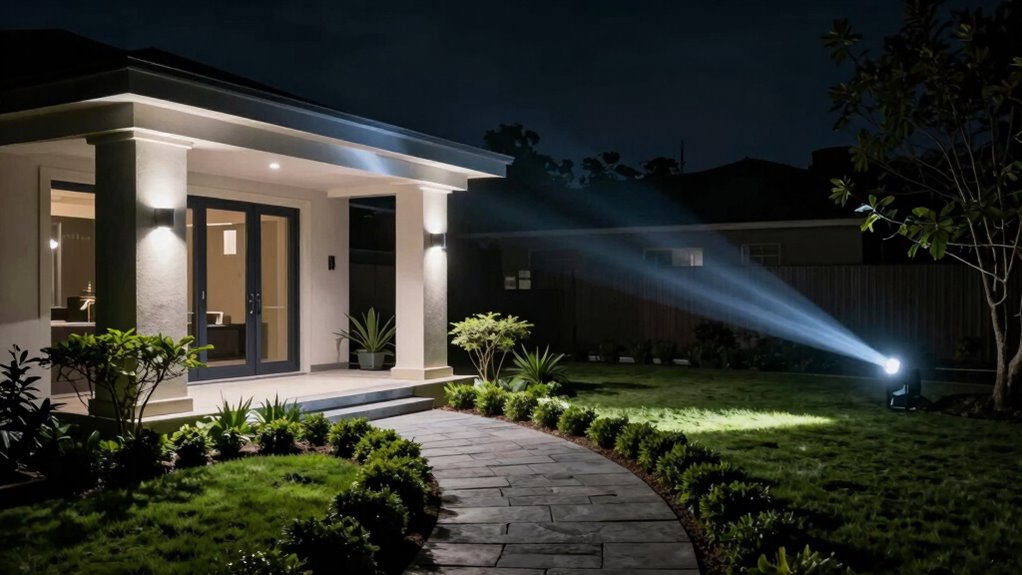 bright visible security lighting