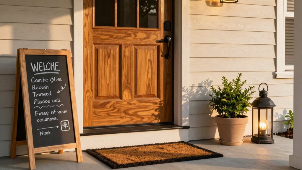 front door maintenance routine