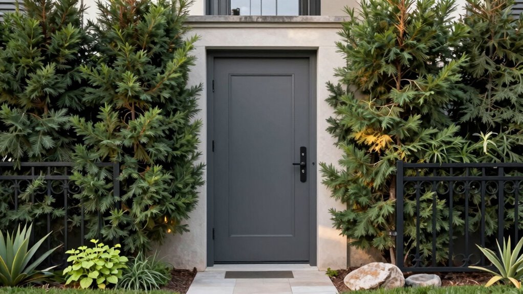 landscaping and lighting security