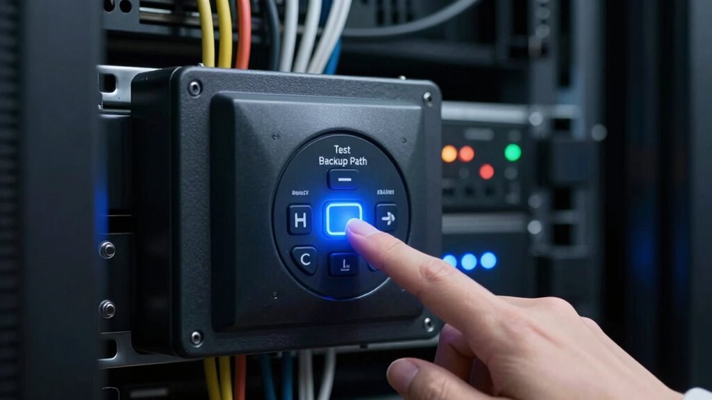 test backup communication pathways