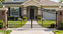 unwelcoming front yard design