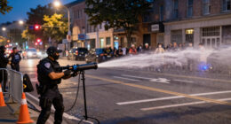 Water cannon fired in latest disorder after Belfast knife attack
